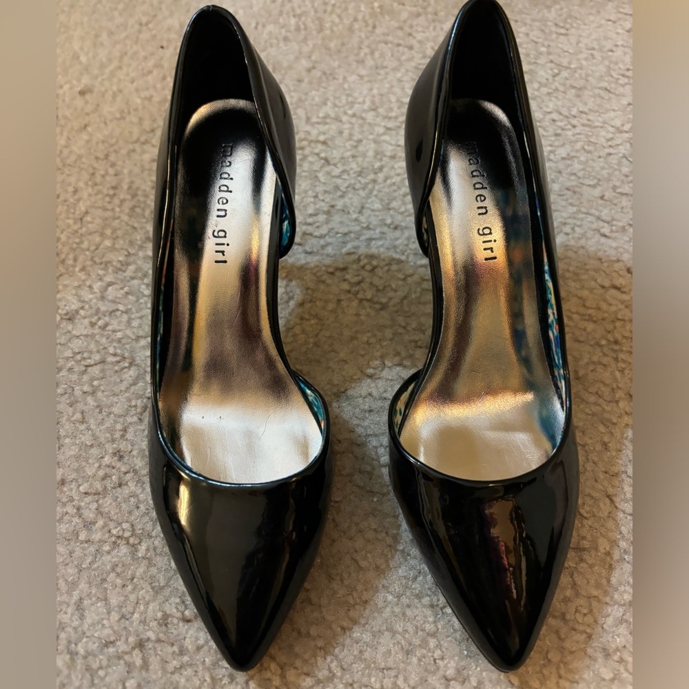 Madden Girl Black Stiletto heels, size 8